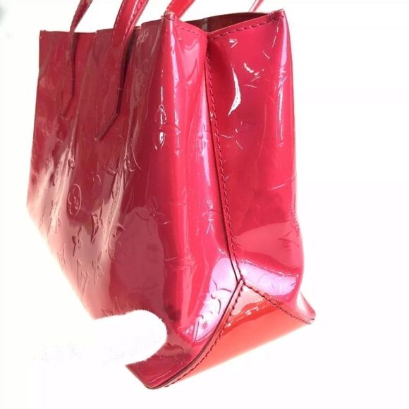 Louis Vuitton Wilshire handbag bag Vernis Pink - Picture 6 of 13